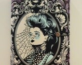 iPad 4 Cover, iPad 3 Case, iPad 2, Padded Book-Style Case: Steampunk Beauty, ANY iPad - READY to SHIP