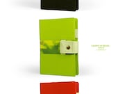 Design Planner / Organizer - Leaves ( 3 colors / Refillable / Handmade / Cotton)