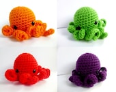 Color of your choice - Amigurumi Crochet Octopus Plush
