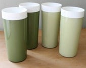 NFC Plastic Insulated Green Tumblers
