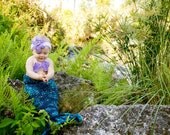 Set of  3 Crochet Patterns for Mermaid Tail, Headband, and Shell Bikini Top Photography Props - Welcome to sell finished items