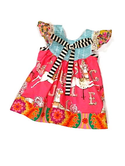 Farrah Top - Carousel Cutie, Crazy Love Orange - Limited Edition, Limited Available