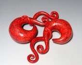 Gauges, plugs made to order, 2g -1 inch. Glitterfall design, choose your colors. Ploymer clay plugs.