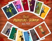 Classic Monsters of Horror Giclee Prints