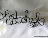 Rustic Wedding Decor, Wedding Signage, Reception Decorations, Country Wedding Signs,  Hitched