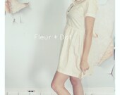 WOMENS Pink Paris Map Collared Shirtdress Button Up Dress from Fleur and Dot Spring Summer 13