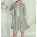 WOMENS Black and White Graphic Shirtdress Button Up Dress from Fleur and Dot Spring Summer 13