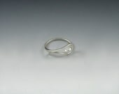 Silver Curl Ring