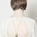 Halfmoon Stacked Brass Necklace