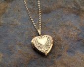 Vintage Victorian Locket 12K GF Sterling L. S. Co