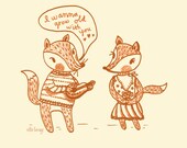 I Wanna Grow Old With You - Fox Print - 8x10