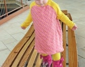 Sunshine and Daisies Raglan Dress with Matching Leggings