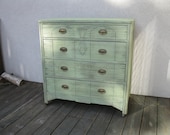 Chic and Shabby Green Dresser