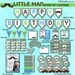 Little Man Decorations- Printable Little Man Mustache Birthday Party Decorations-Mustache Birthday Party PDF/JPEG