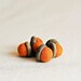 Goldenrod Needle Felted Large Acorns - Set of 6 - Woodland Nature Waldorf Inspired Home Decor All Natural Wool Felt Gift Decorations