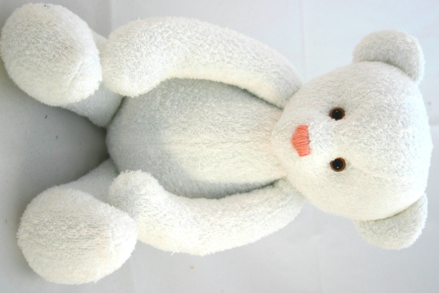 Handmade OOAK White teddy bear
