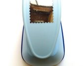 DIY postal stamp punch - craft punch 2L - making stickers  - 1.5inX1.2in - 4cmX3cm - postal stamp shape