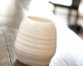 Translucent porcelain tea light holder/ vase