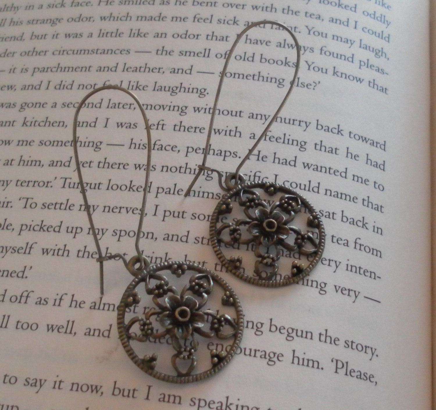 Brass Bohemian Earrings Big Gypsy Earrings