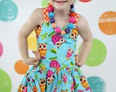 Poppy's Peekaboo Dress PDF Pattern sizes 6/12 mos to 8 girls