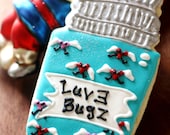Love Bugs Decorated Sugar Cookies 1/2 Dozen