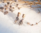 Lavender Buds Bottle Necklace