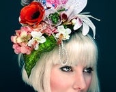 Surreal Garden Headpiece with Running Tap