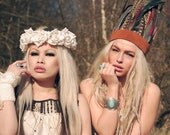 Natural Feather headband