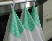 The Original Snap to Hang Flour Sack Kitchen Towel in "Playground Monsters" Print from Fresh Air Collection