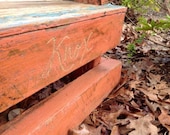 Reclaimed Beadboard Adirondack Chair Child Outdoor Furniture
