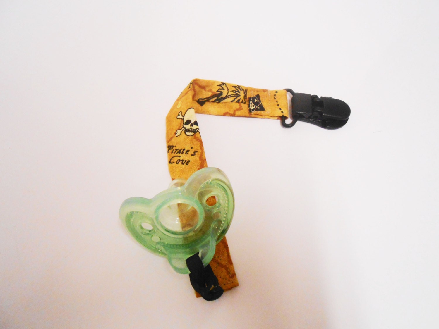 Looped Pacifier Leash - Pirate Voyage