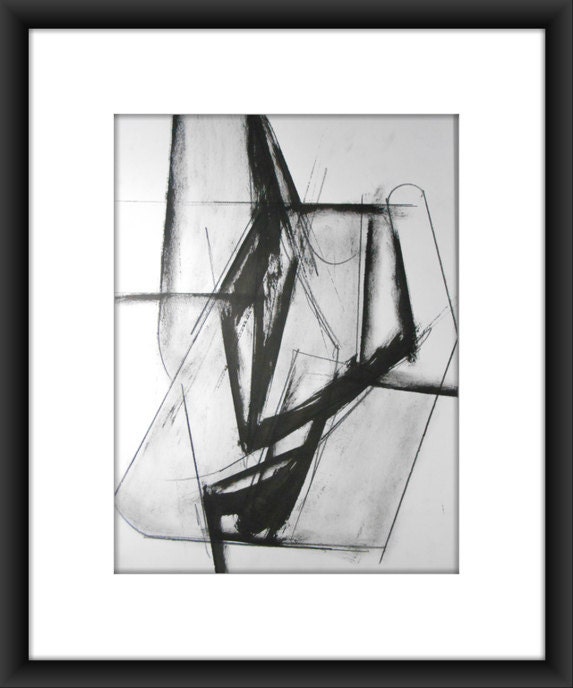 A2 Philosophy Number 9 Series Modern Mixed Media Painting/Drawing 16.5x23.4 "Secluded my life secluded my secret 021"