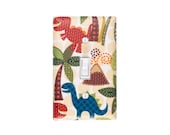 Dinosaur Light Switch Plate Cover / Baby Boy Nursery / Kids Room / Michael Miller Dino Roar Cream
