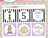 Mermaid and Pirate Birthday Party DIY printable Accent Circles Il_170x135