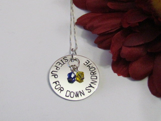 DOWN SYNDROME - Step up - Awareness Necklace