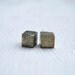 Pyrite Earrings - Pyrite posts - Pyrite studs - everyday earrings - simple earrings