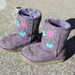 Ugg Boots size 10 Purple Sunshine Hearts    Childrens Boots Girls Toddlers