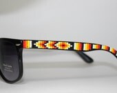 Beaded Sunglasses Wide Fire