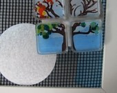 Four Seasons Tree Magnets, set of four