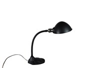 Vintage 1920s Refurbished Cast Iron Gooseneck Lamp
