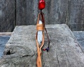 Wild Spirit, Rough Quartz Crystal Necklace, Bohemian, Soutwester, Tribal, Spiritual, Native American Inspired