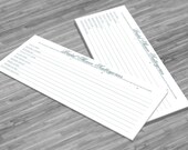 Bridal Shower Scattergories Game - Instant Download - Teal