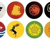 Game of Thrones 1" Sigil button