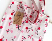 Cherries Tote Bag Purse Books School Bag Red Cherry Africa Adoption Fundraiser