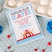 DIY PRINTABLE Invitation Card - Vintage Blue Circus Carnival Baby Shower Invitation - BS801CA1a1