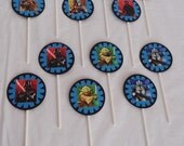 Cupcake Topper (Set of 12) - Boy Theme - Popular Characters