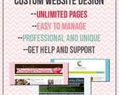 Website and Logo Design - Professional Business Branding w/ Unlimited Sub-Pages and Custom Design