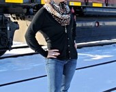 Infinity Scarf, Leopard Print Scarf, Fashion Scarf