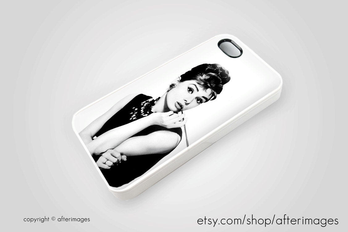 Audrey Hepburn iPhone 5 4 4S Case iPhone 4 Film Hollywood Silicone