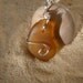 Wire wrapped brown sea glass necklace